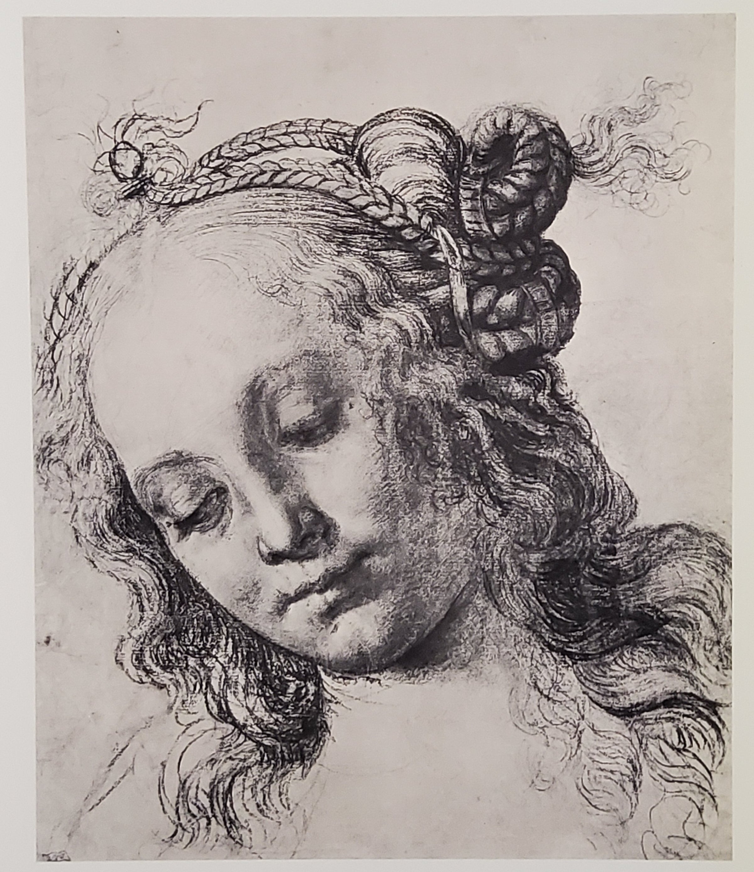 L'Arte del Merletto 切手セット 2004 Andrea del Verrocchio - 1435-1498 - Head Of A Woman With Elaborate